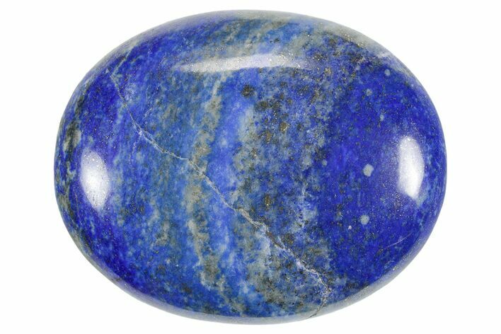 Polished Lapis Lazuli Palm Stone - Pakistan #352534